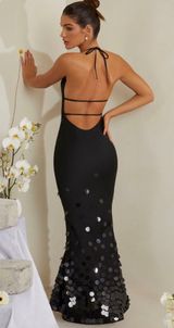 Oh Polly Black maxi  dress Photo 0