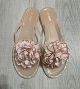 Cape Robbin Light Pink Flower Sandals  Photo 0