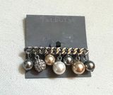 Talbots NWT  Colorful Pearl Brooch Pin Photo 0