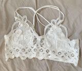 White Bralette / Crop Top Size M Photo 0