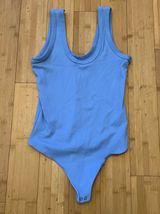 Abercrombie & Fitch Blue Bodysuit Top Photo 0