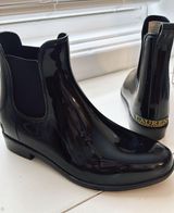 Ralph Lauren Black Short Rain boots Photo 0