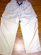 Lands End small tan outdoor quick drying convertible pants Photo 0