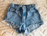 Levi’s High Waisted Jean Shorts Photo 0