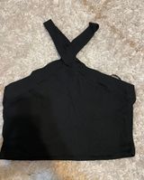 Halter Cross Neck Top White Size M Photo 0