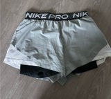 Nike Pro Black and Grey Training Shorts Photo 0