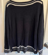 LOFT Striped Sweater Women's Medium Long Sleeve Knit Pullover Photo 0