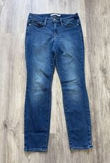 Athleta Women's Sculptek Size 4P 
Petite Blue Denim Skinny Jeans Photo 0