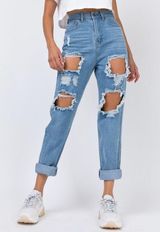 Princess Polly Ripped Jeans Photo 0