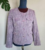 Premise Woven Tweed Blazer Jacket Photo 0