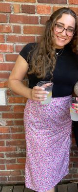 SheIn Floral Skirt Photo 0