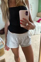 Hollister light gray sweat shorts Photo 0