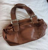 genuine vintage leather handbag purse Photo 0