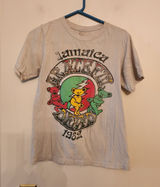 GRATEFUL DEAD Dancing Bears Jamaica  Shirt womens Small Gray 2011 Photo 0