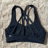 Like New Lululemon Free To Be Serene Sports Yoga Bra Black Luxtreme 2 Photo 0