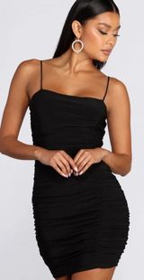 Windsor Level Up Ruched Mini Dress Photo 0