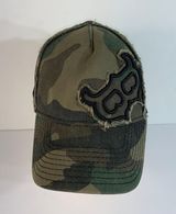 Boston New Era camo distressed adjustable cap hat One size Photo 0