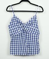Gingham Spaghetti Strap Top Photo 0