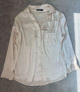 Nasty Gal Satin Button Down Blouse Photo 0