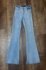 Light Flared Blue Jeans Photo 0