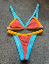 SheIn colorblock bikini set Photo 0