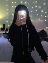 Target Black Crop Sweatshirt Photo 0