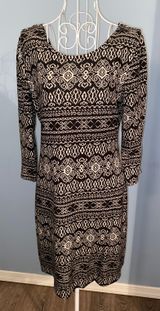 American Rag Printed Sweater Dress Photo 0