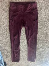 Lululemon Leggings In Maroon Photo 0