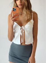 Princess Polly Buress Top White Photo 0