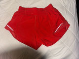Red Lululemon Hotty Hot Low-Rise 2.5" Photo 0