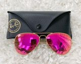 Ray-Ban Aviator Hot Pink Mirror Lenses Photo 0
