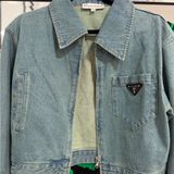 Prada  Sky Blue Denim Jacket Photo 0