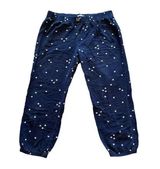 Gap “Love” Navy White Stars Ankle Pajama’ Bottom Elastic Cuffs SZ L #1385 Photo 0