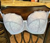 B.tempt'd Lacey Bra Lavender Padded Womens 32 DD  Photo 0