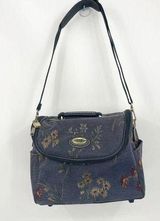 Diane Von Furstenberg Vintage  80’s Carry On Weekender Luggage Floral Tapestry Photo 0