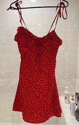 Princess Polly Mini Dress Red Multi Photo 0