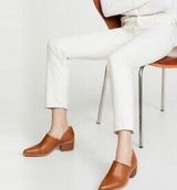 Madewell Brady Low Cut Leather Bootie in English Saddle, Sz 9.5 Photo 0