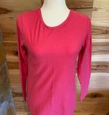 Faded Glory heathered pink shirt Photo 0