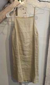 Linen Dress Tan Photo 0