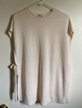 H&M 🌞 Cream Colored Knit Swim Cover Up Photo 0