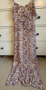 Francesca's Floral Maxi Dress Photo 0