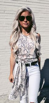 Boutique Halter Satin Top Photo 0