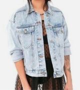 BDG Acid Wash Faded Blue Denim Jacket Medium Photo 0