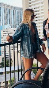 Wild Fable Oversized Jean Jacket Photo 0