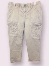 Democracy  Ab Technology Cargo Utility Pants in Khaki - size 12 Photo 0