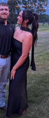 Abercrombie Julia Strapless Scarf Maxi Dress Photo 0