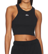 Alo Aspire Yoga Tank Black Photo 0