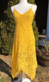 Lulus Yellow Lace Sundress Photo 0