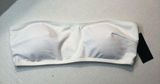 Kendall & Kylie Bikini Top White Bandeau Mesh Top Swimwear Sz L BNWT Photo 0