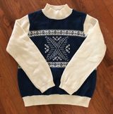 Preview International Blue Snowflake Sweater Photo 0